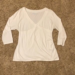 White soft surrounding top